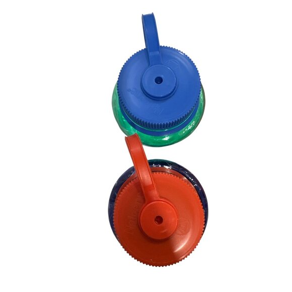 Nalgene 32 fl oz (2PACK) Plastic Narrow Mouth Water Bottle(Violet/Pastel Green) - Picture 2 of 4